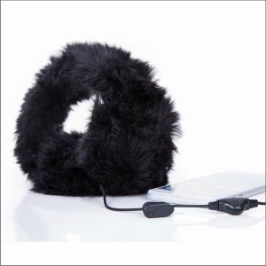 Fur Earmuffs with Headphones